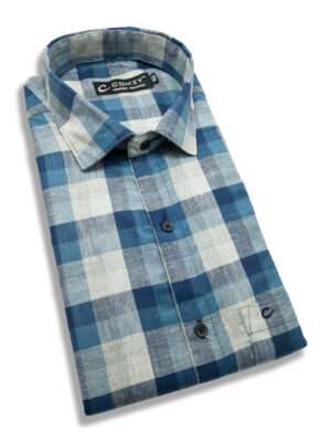 Cool Checkered Cotton Shirt For Men