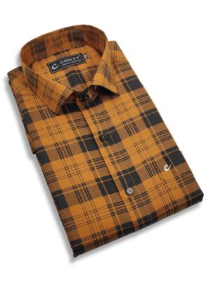 Cool Checkered Cotton Shirt For Men