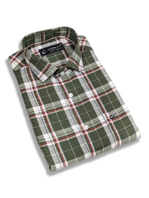 Cool Checkered Cotton Shirt For Men