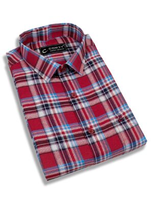 Cool Checkered Shirt For Men - Red