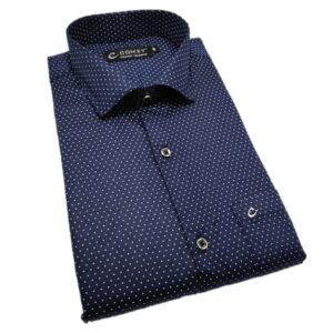Polished Printed Cotton Shirt For Men
